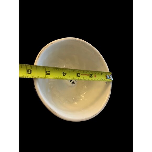 Vintage Neiman Marcus Ceramic Jello Molds Made Italy White Blue Floral Set of 3 - Picture 6 of 10